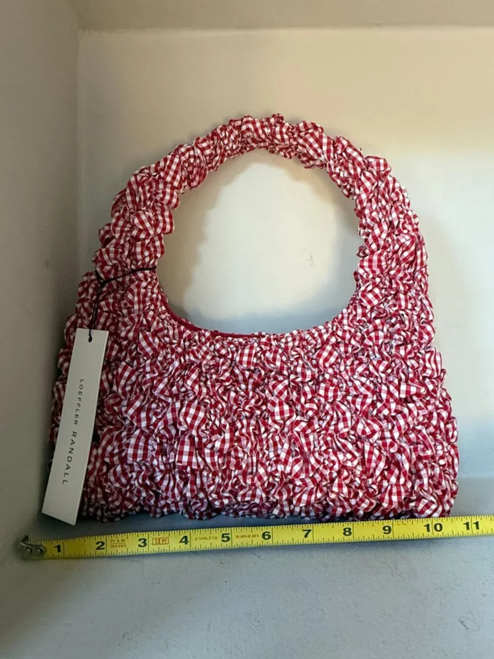 Loeffler Randall Smocked Mini Hobo Bag NWT $295